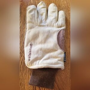 Wellslamont mens insulated leather gloves size XL